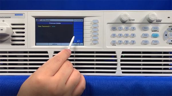 SP-3U/6U DC Power Supply Firmware Upgrade Operation